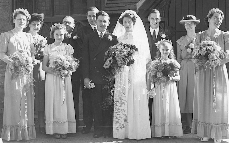 Wedding of Mr &amp; Mrs Jack Lovekin 1949
